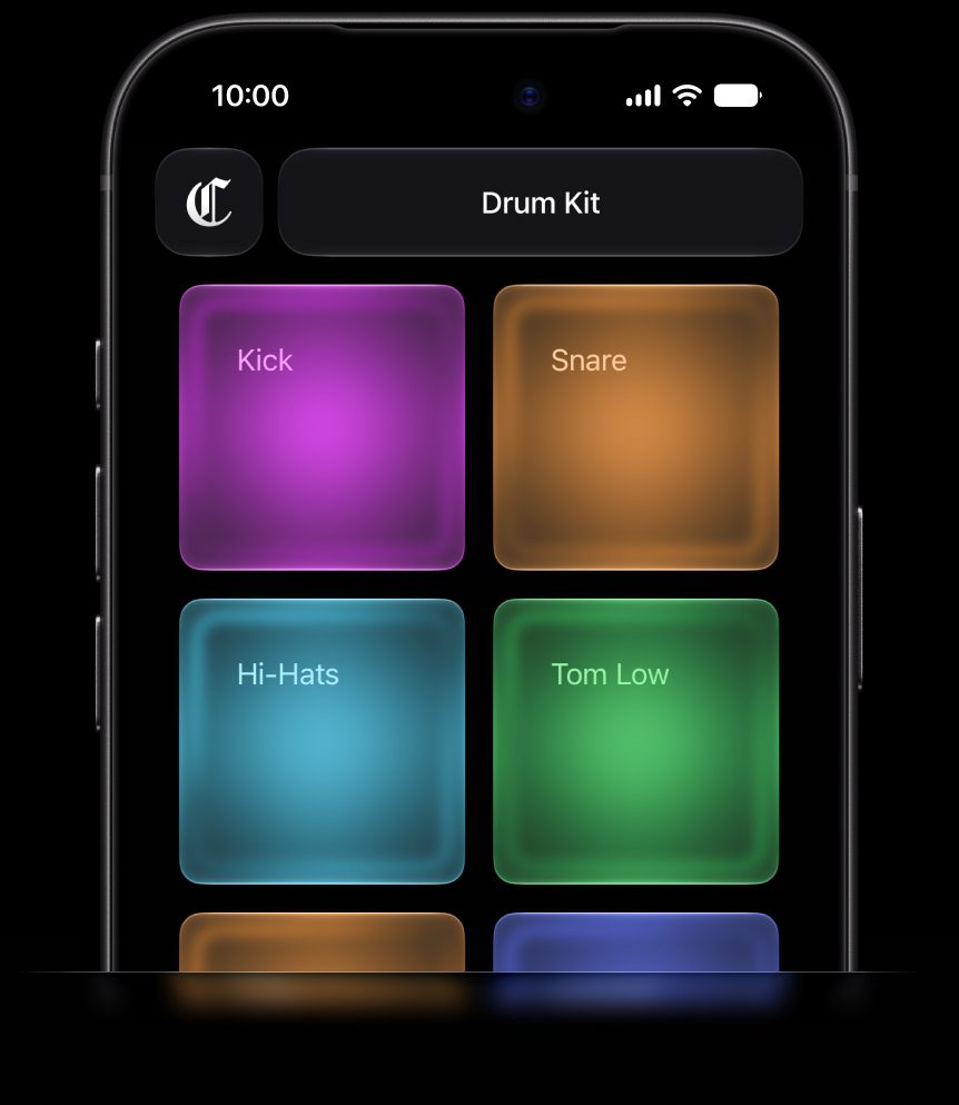 Cruz GR app on iPhone